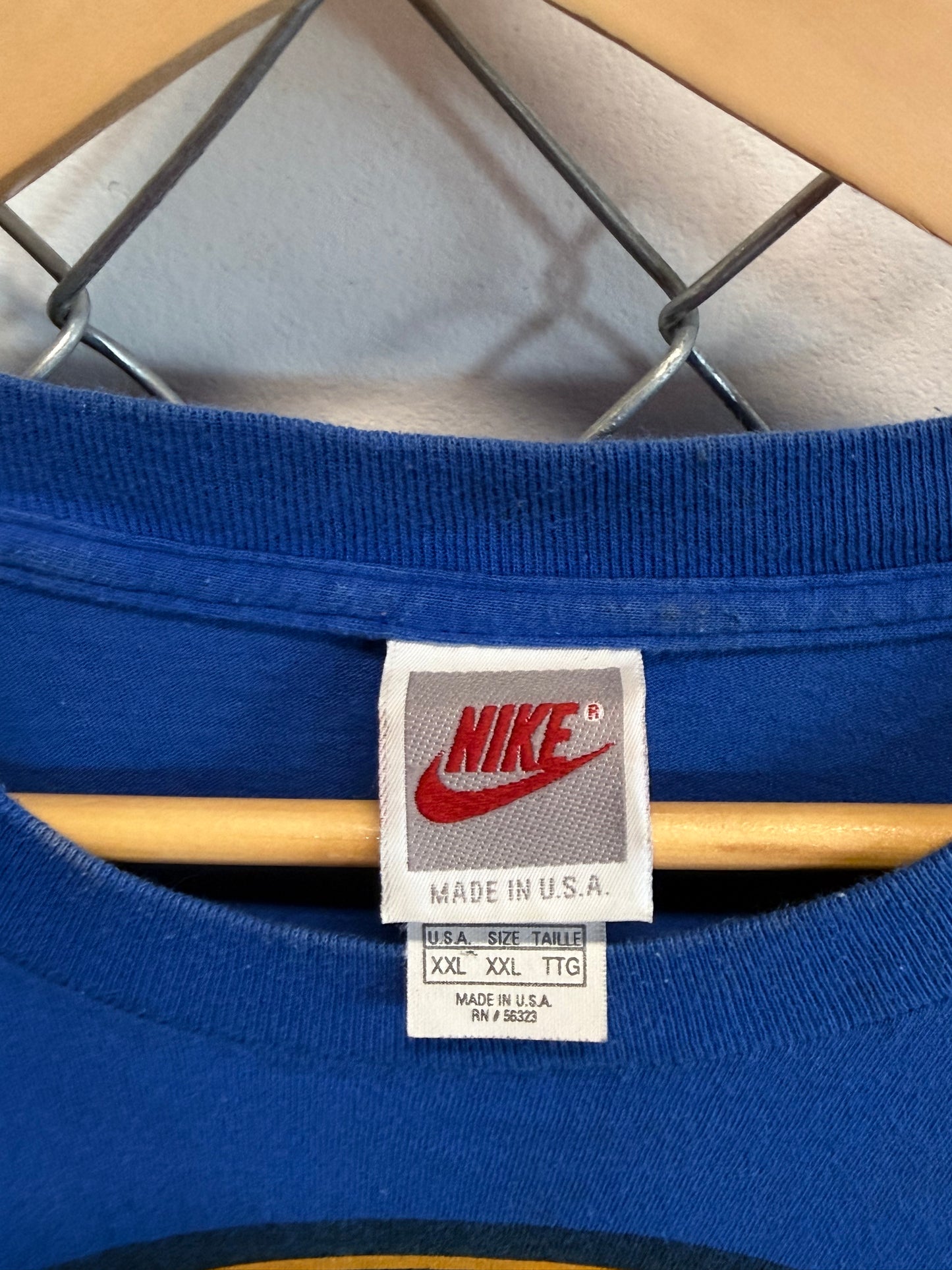 Vintage 90's Nike Silver Tag Engineered Specifications Tee Size XXL
