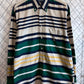 Vintage 90's Nautica Sailing Striped Button Up Shirt Size Medium