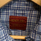 Vintage Rustler Western Pearl Snap Button Up Shirt Size Large