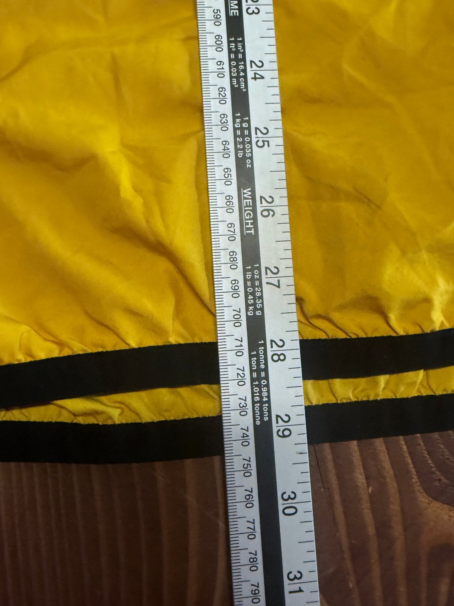 Vintage 90's Nike Yellow Quarter Zip Windbreaker Jacket Size Large