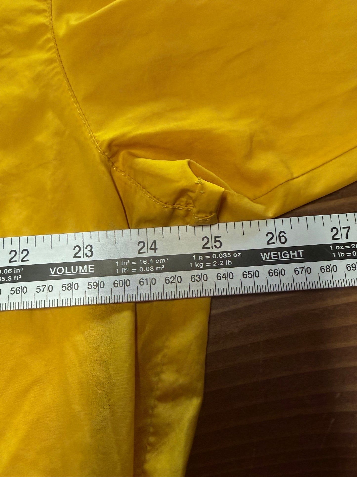 Vintage 90's Nike Yellow Quarter Zip Windbreaker Jacket Size Large