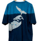 Vintage 90's Whale Aquatic Life Nature Graphic Tee Size XXL