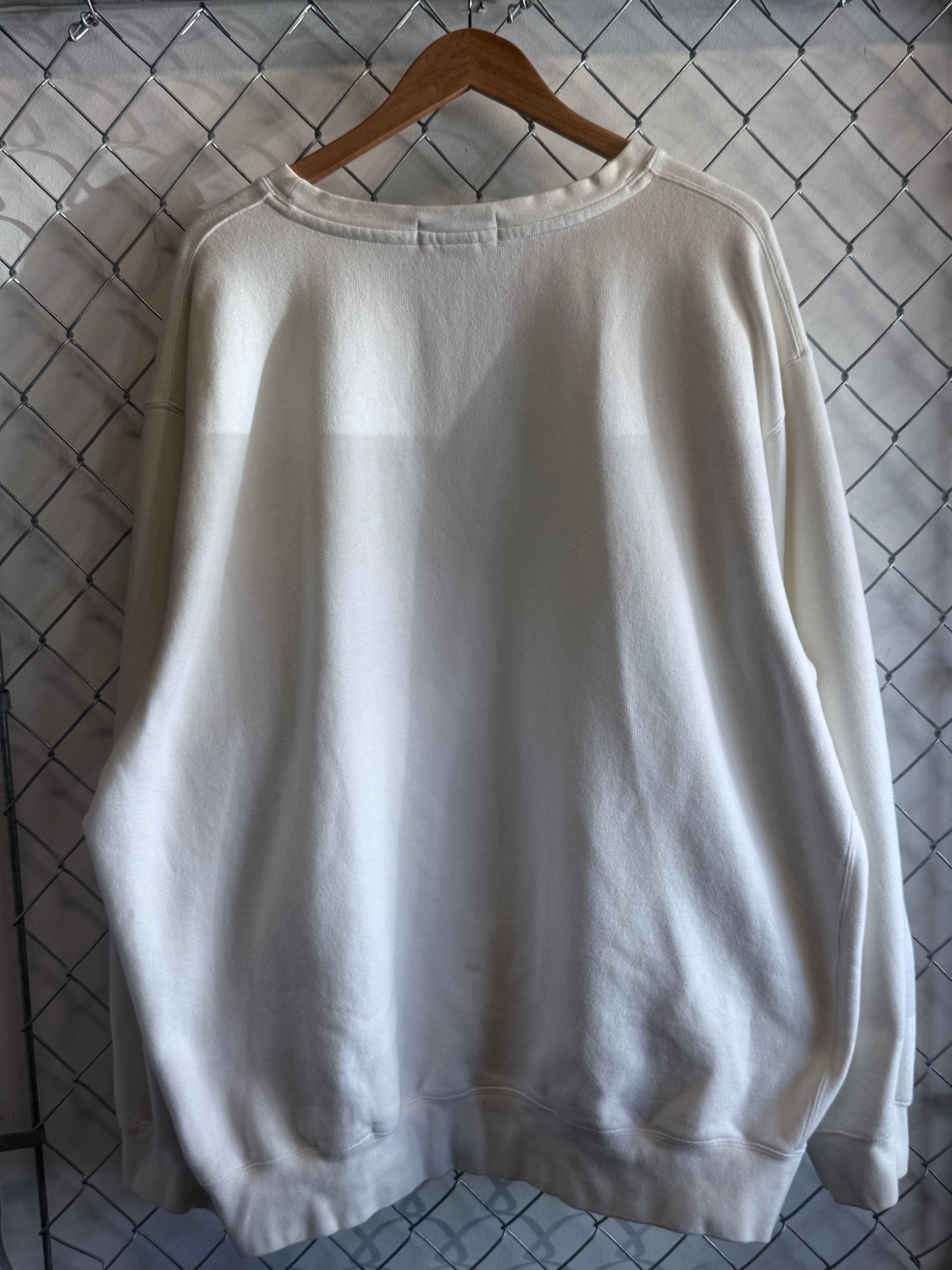 Vintage 90's Polo Ralph Lauren USA Flag White Sweater Size XXL