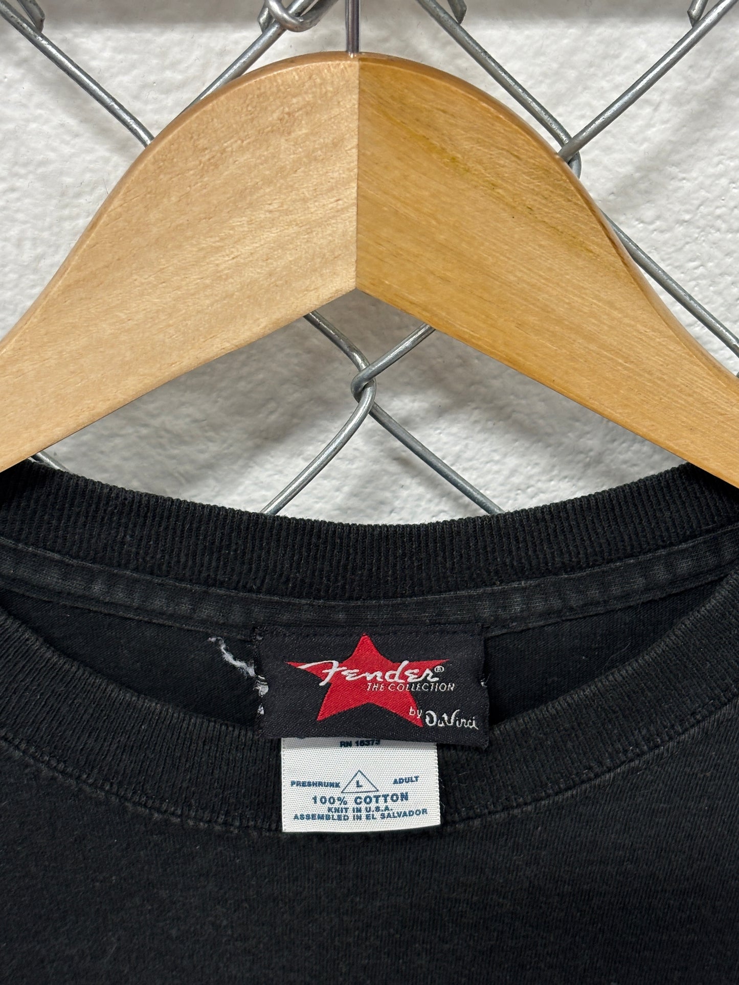 Vintage Fender Pin Up Girl Telecaster Guitar Graphic Tee Size Large