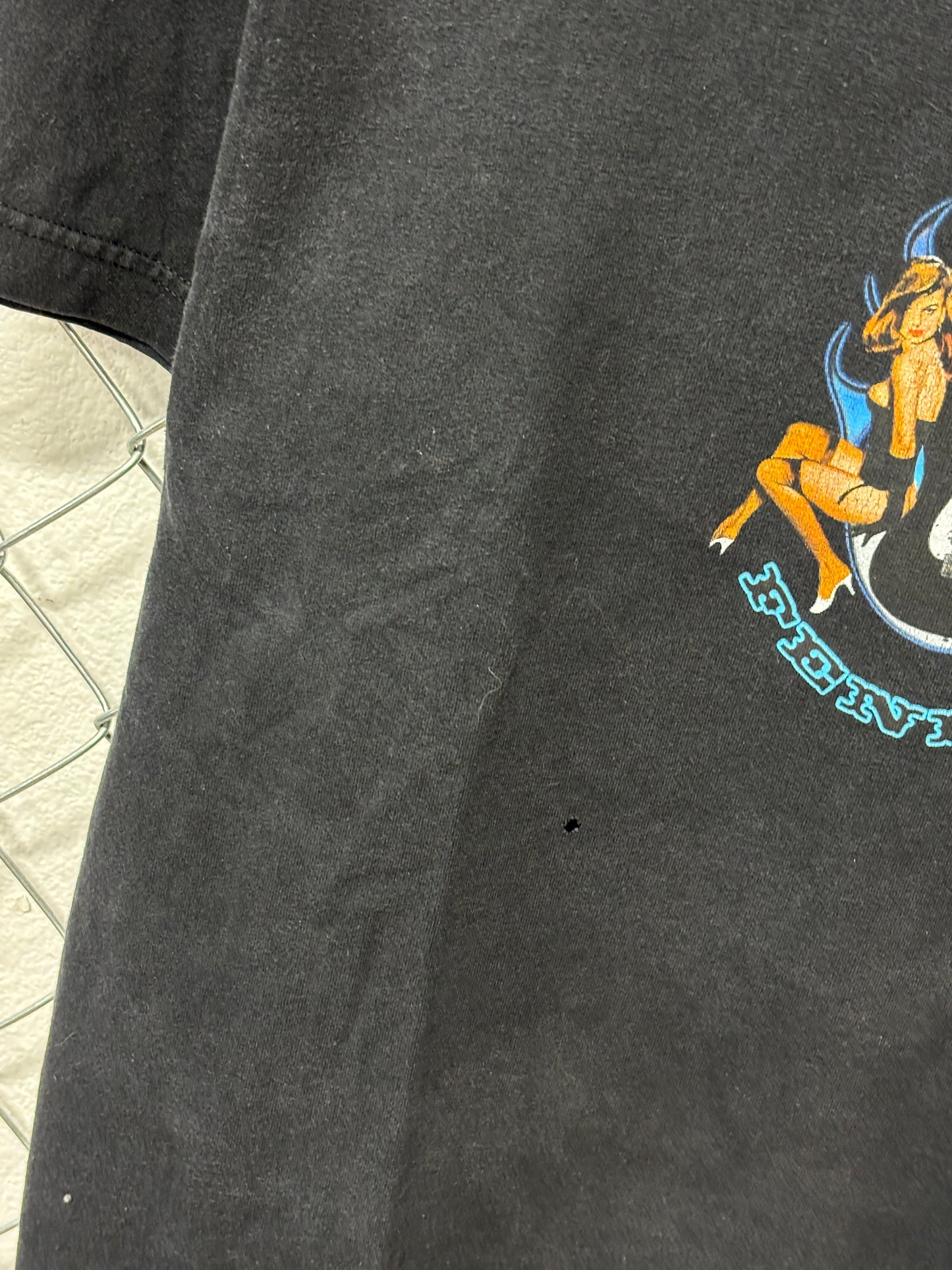 Vintage Fender Pin Up Girls Stratocaster Guitar Graphic Tee Size Large