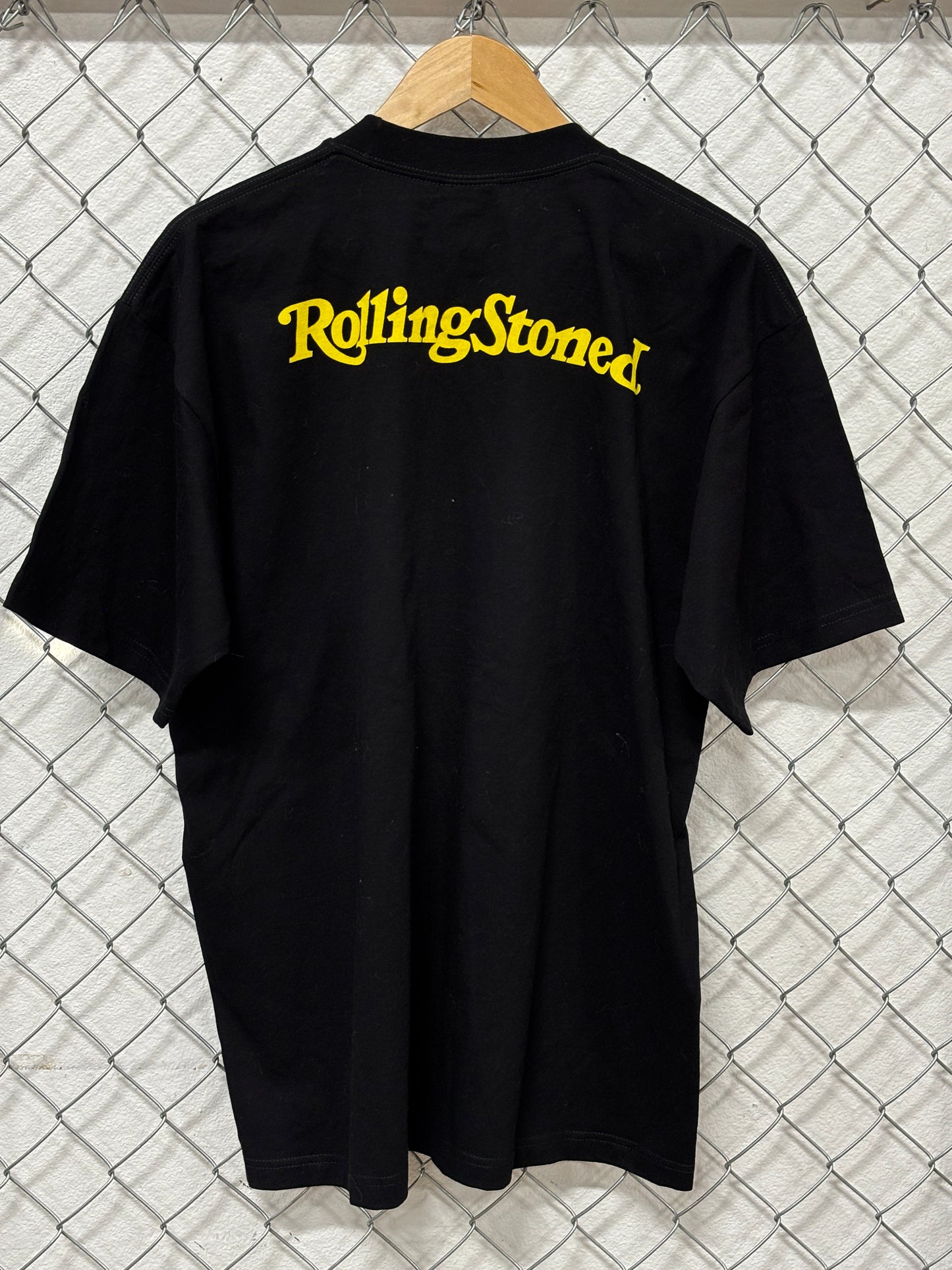 Vintage Bob Marley Magazine Cover Rolling Stoned Band Tee Size XL