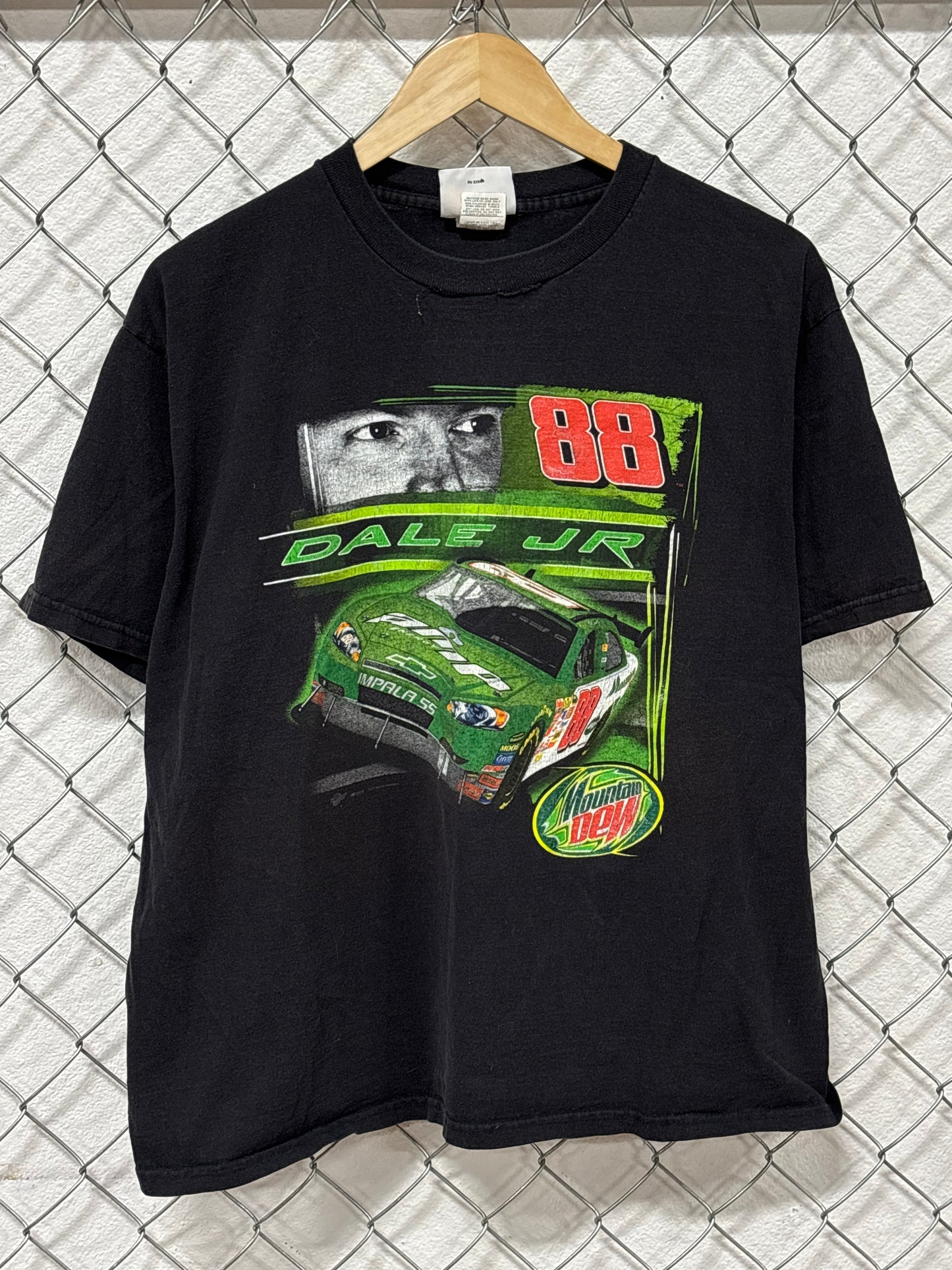 Vintage Y2K Dale Earnhardt Jr NASCAR Racing Tee Size XL