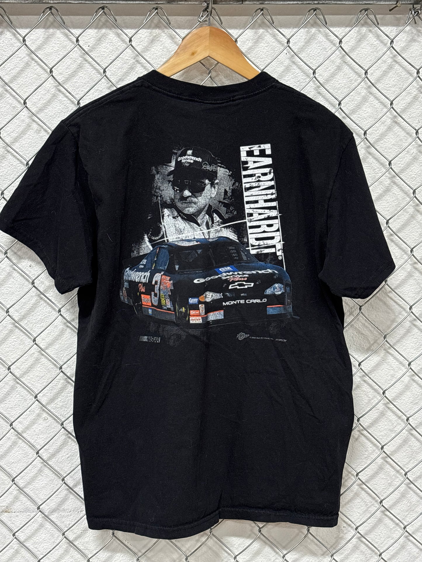 Vintage Dale Earnhardt NASCAR Racing Graphic Tee Size Large