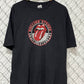 Vintage Y2K Rolling Stones Band Logo Graphic Tee Size XXL