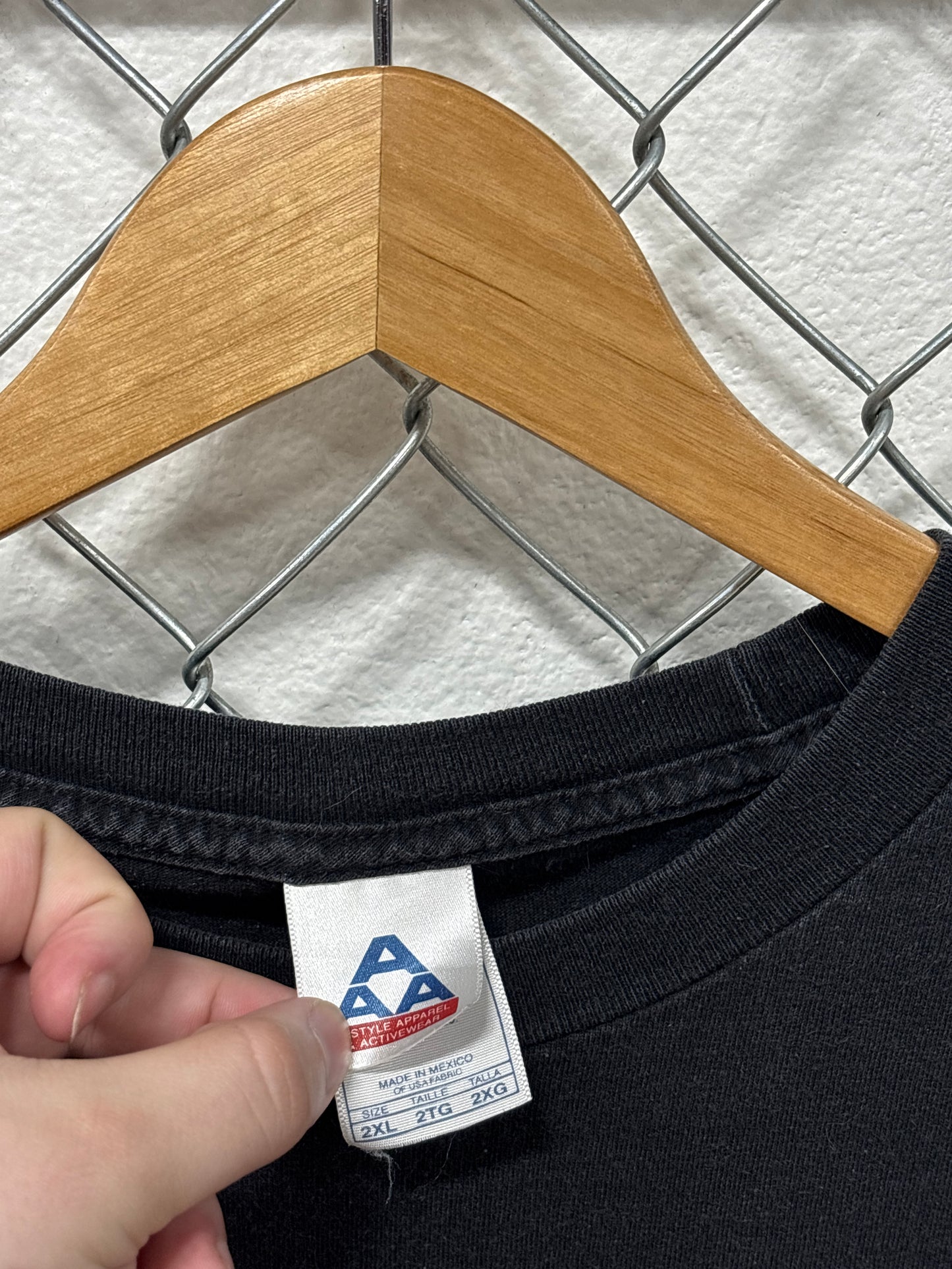 Vintage Y2K Rolling Stones Band Logo Graphic Tee Size XXL