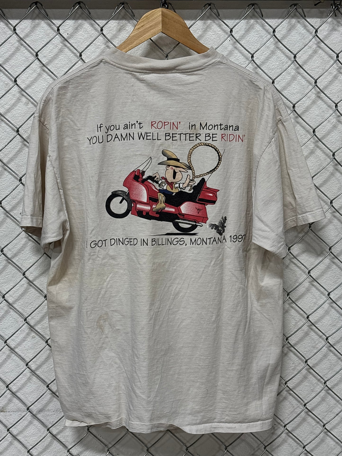 Vintage 90's Ropin and Ridin in Montana Size XL