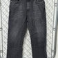 Vintage Y2K Quiksilver Quikjeans Grey Baggy Denim Jeans Size 36x31