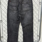 Vintage Y2K Quiksilver Quikjeans Grey Baggy Denim Jeans Size 36x31