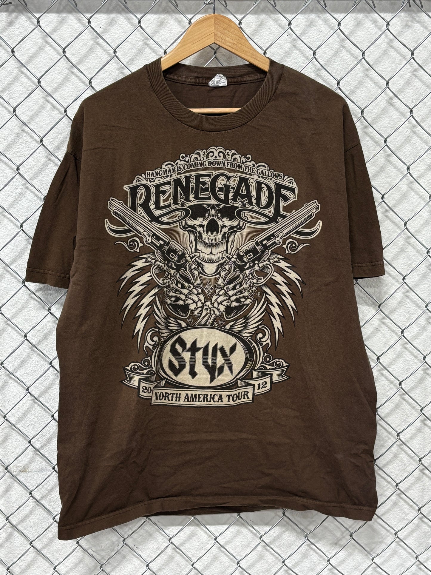 Styx Renegade North American Tour Band Tee Size XL
