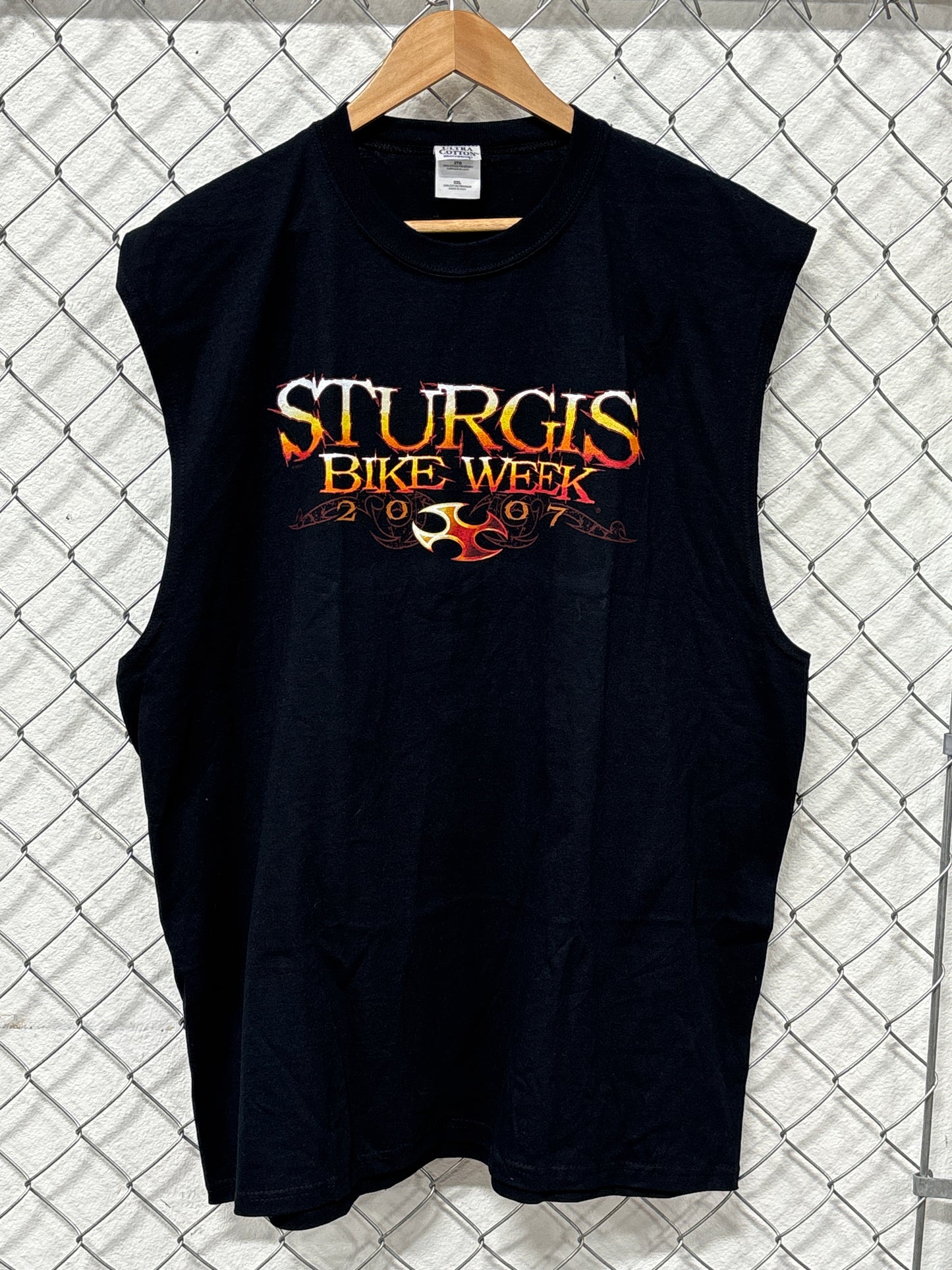 Vintage Sturgis Bike Week Cutoff Biker Tee Size XXL