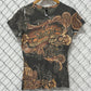 Harley Davidson Women's Sturgis Biker Rally All Over Print Tee Size Large