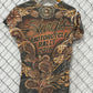 Harley Davidson Women's Sturgis Biker Rally All Over Print Tee Size Large