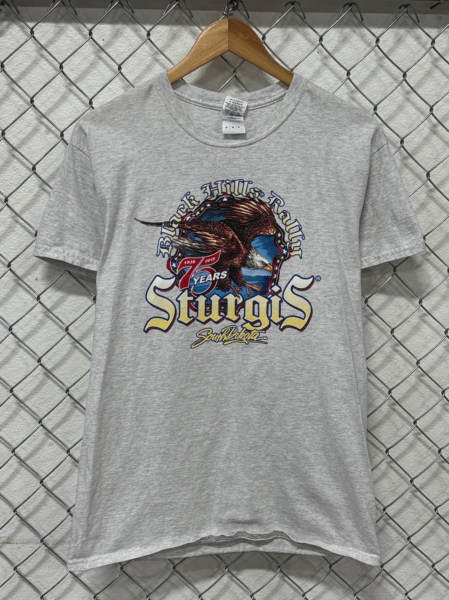 Harley Davidson Sturgis 75th Anniversary Biker Rally Graphic Tee Size Medium