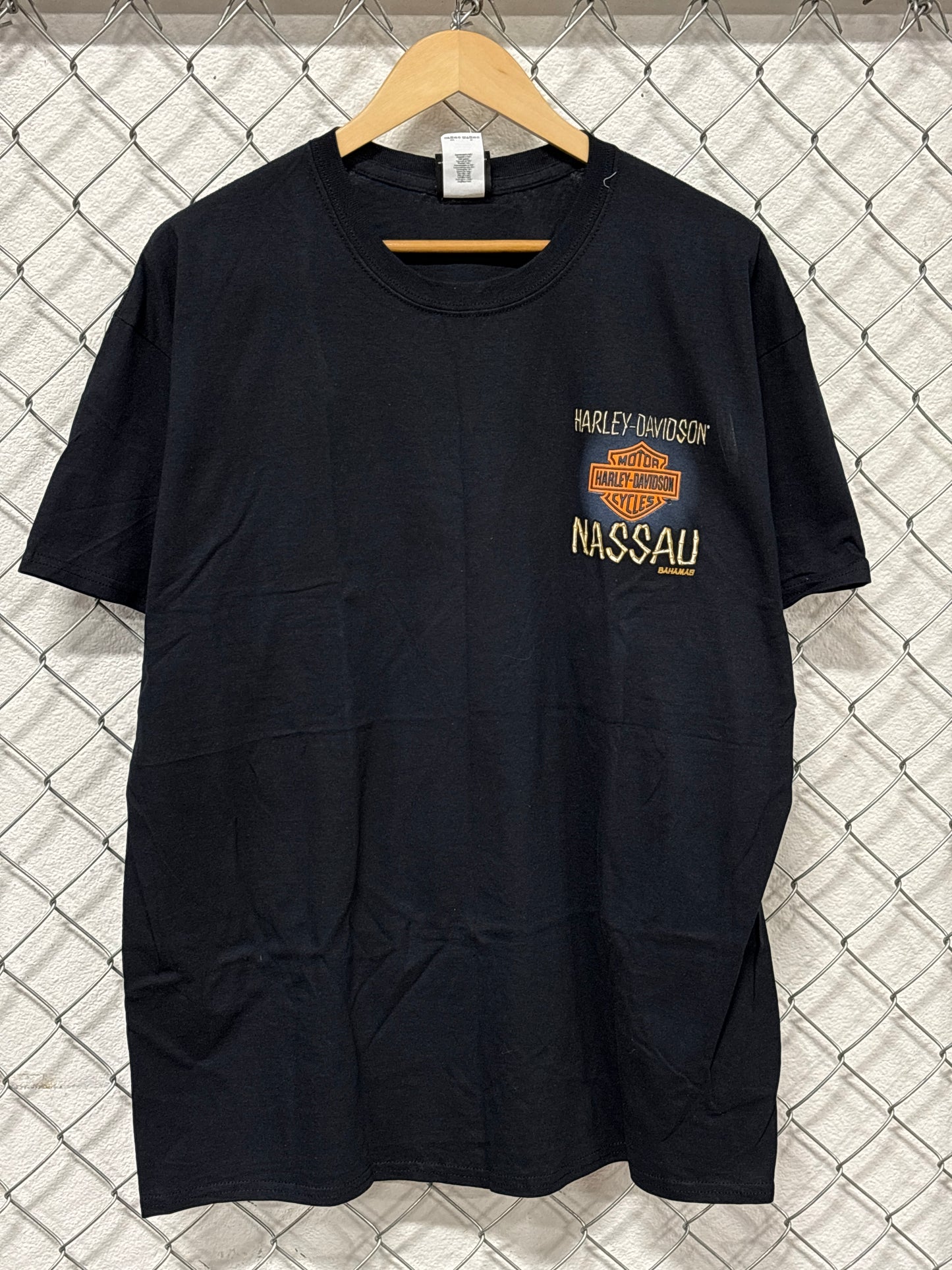 Harley Davidson Nassau Bahamas Biker Graphic Tee Size XL