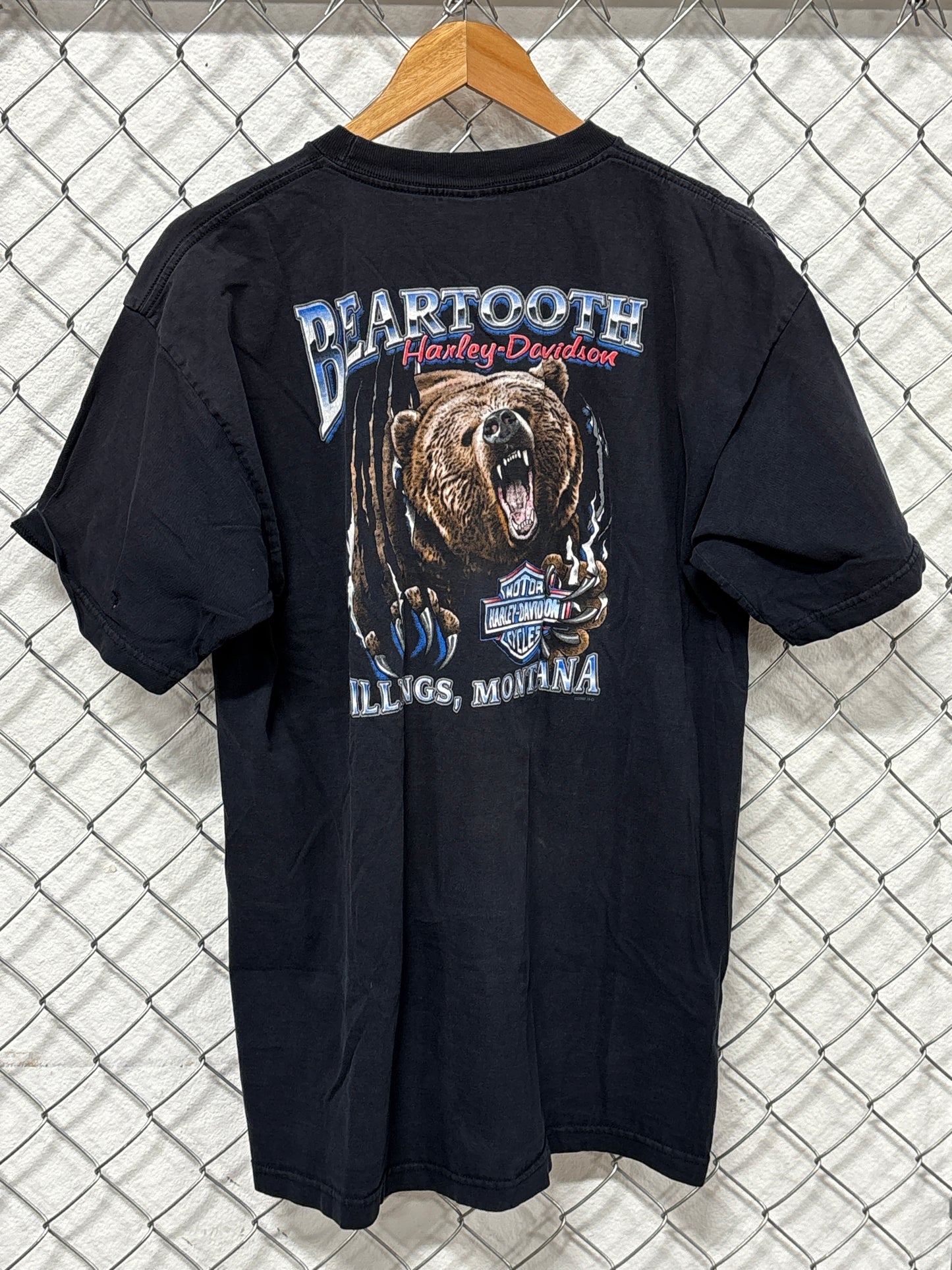 Harley Davidson American Pride Beartooth Montana Biker Tee Size XL