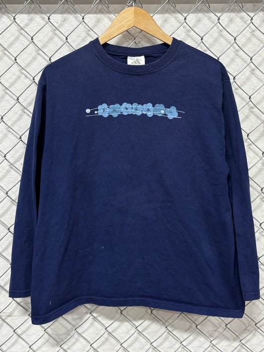 Vintage Y2K Adidas Long Sleeve Shirt Size XL