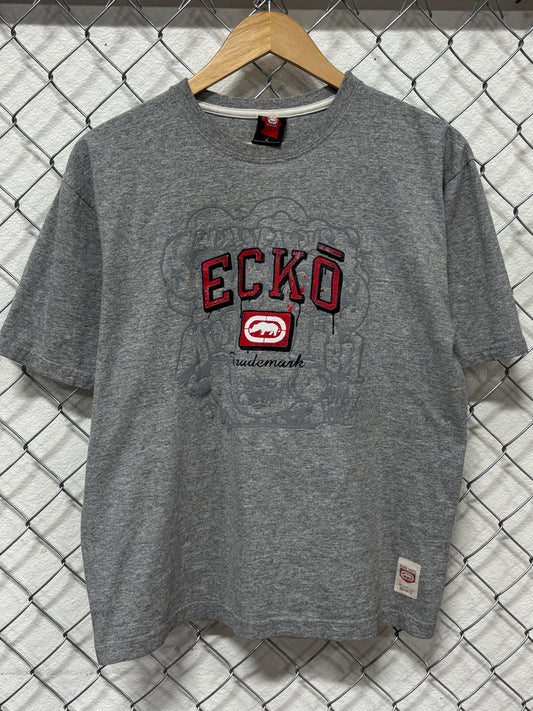 Vintage Y2K Ecko Unlimited Classic Logo Graphic Tee Size Large