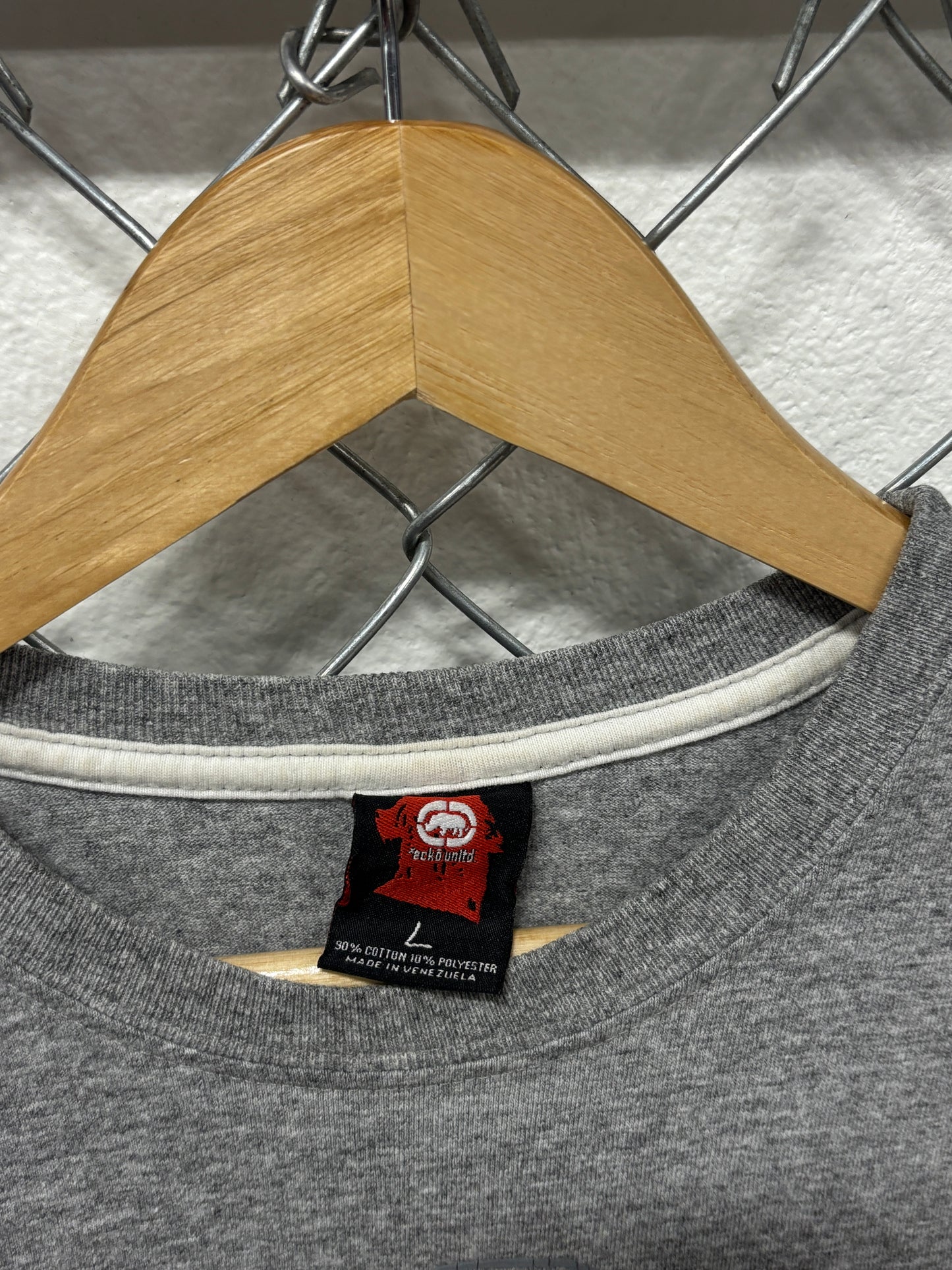 Vintage Y2K Ecko Unlimited Classic Logo Graphic Tee Size Large