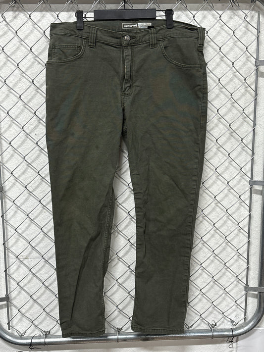 Carhartt Moss Green Carpenter Pants Size 36x28