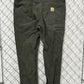 Carhartt Moss Green Carpenter Pants Size 36x28