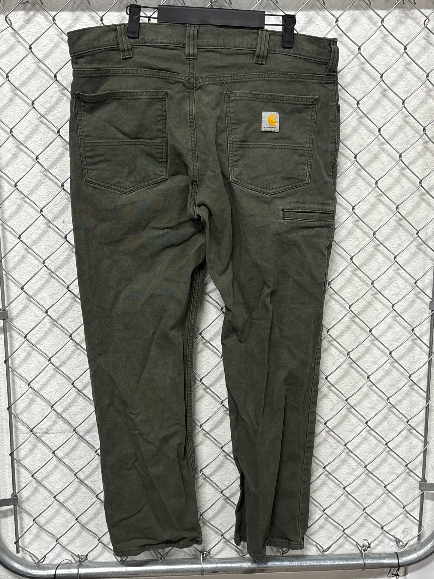 Carhartt Moss Green Carpenter Pants Size 36x28