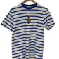 Noah NY Striped Duck Embroidered Graphic Tee Size Small