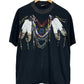 Vintage 90's Native American Feathers Graphic Tee Size XL