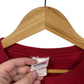 Vintage 90's Tommy Hilfiger Embroidered Red Crewneck Sweater Size Large