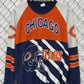 Vintage 80's Chicago Bears NFL Logo All Over Print Sweater Size XL