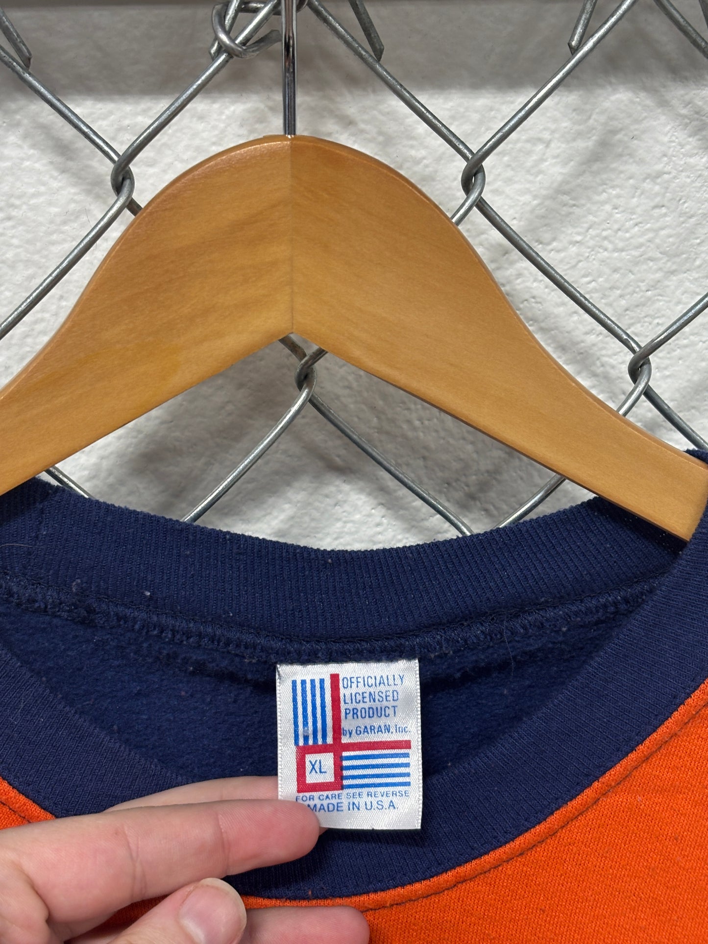 Vintage 80's Chicago Bears NFL Logo All Over Print Sweater Size XL