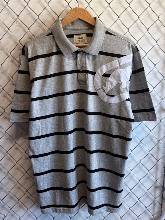 Vintage Y2K Ecko Unlimited Big Logo Polo Shirt Size XL