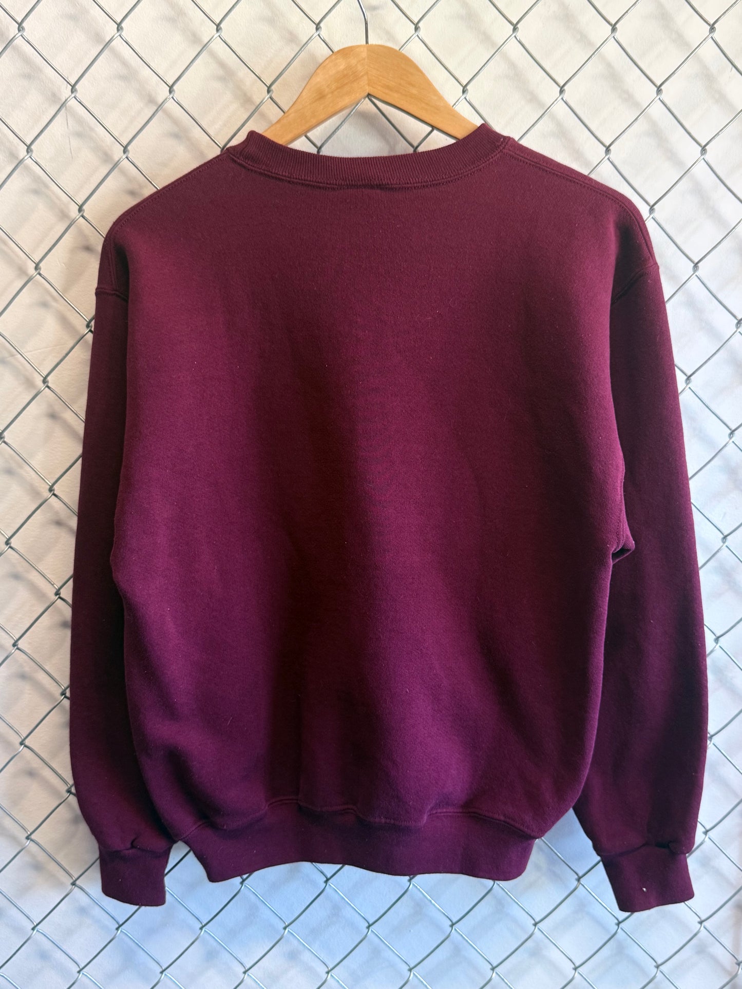 Vintage Russell Athletic Virginia Tech Red Crewneck Sweater Size Small