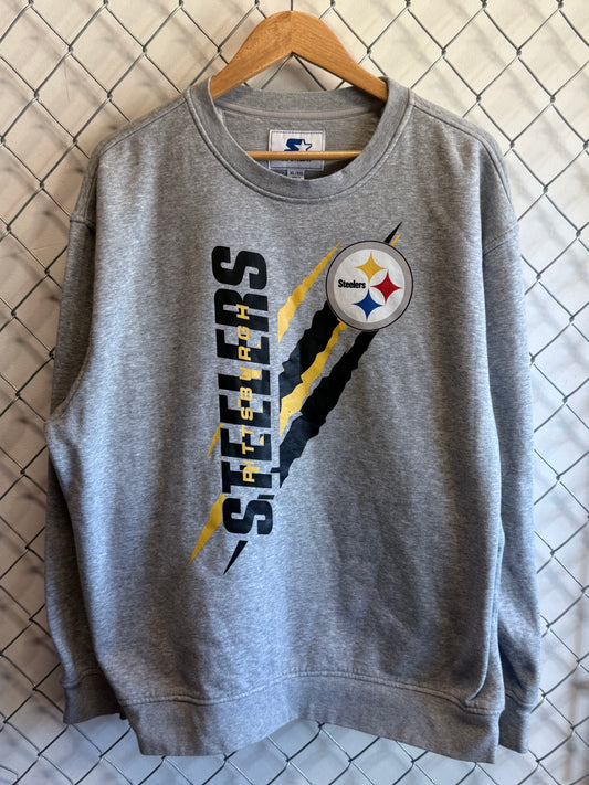 Starter Pittsburgh Steelers NFL Crewneck Sweater Size XL