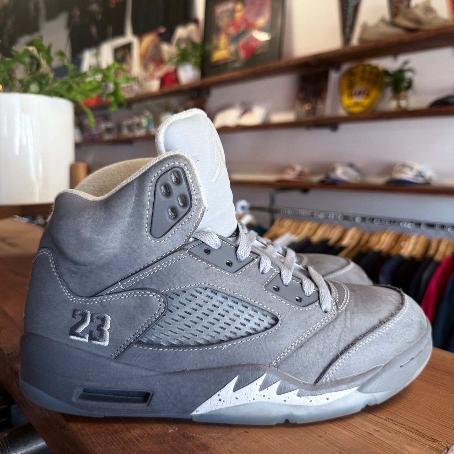 Jordan 5 'Wolf Grey' Size 9