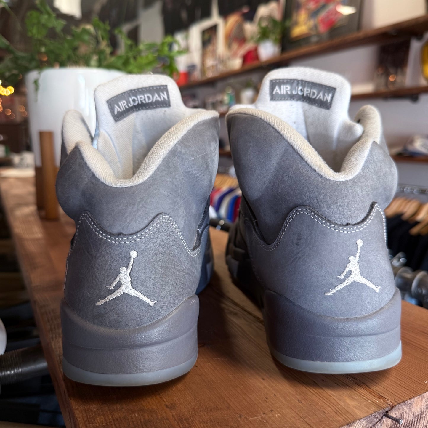 Jordan 5 'Wolf Grey' Size 9