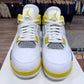 Jordan 4 'Vivid Sulfur' Size 10M/11.5W