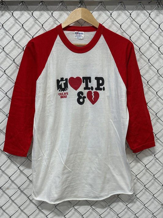 Vintage 1983 Tom Petty and the Heartbreakers Band 3/4 Sleeve Shirt Size XL
