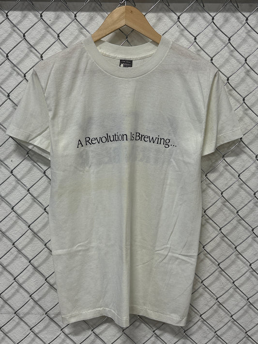 Vintage 80's Revolution is Brewing Kirin Japanese Beer Promo Tee Size Large