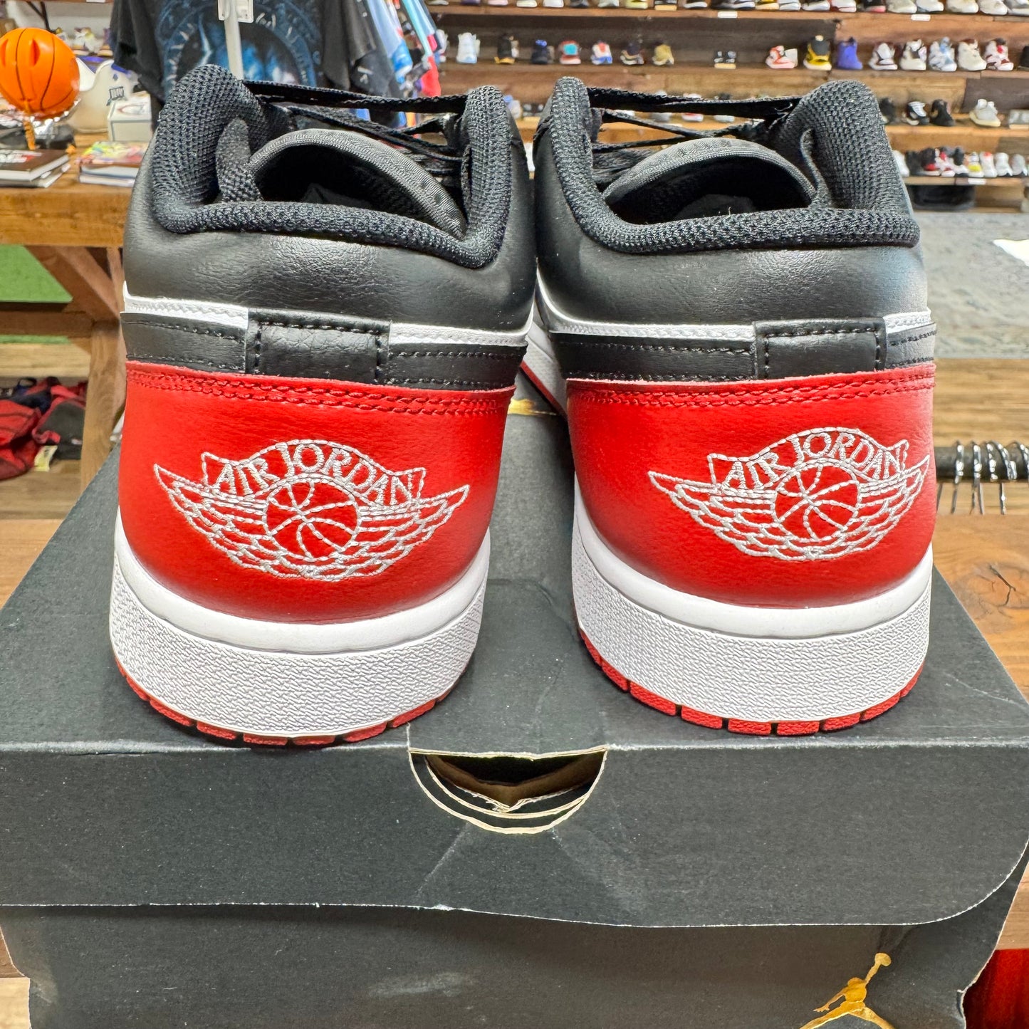 Jordan 1 Low 'Bred Toe 2.0' Size 12