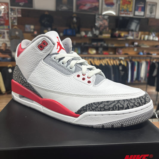 Jordan 3 'Fire Red' Size 10.5