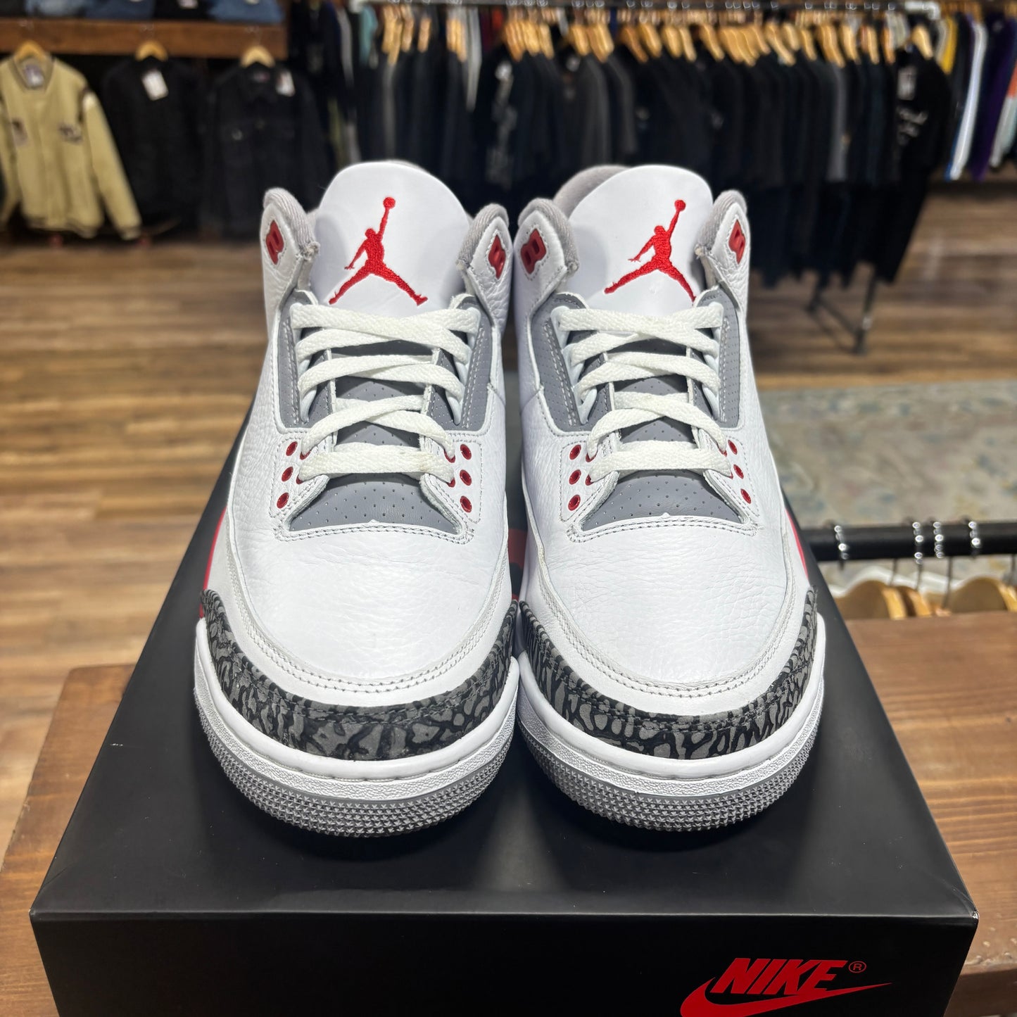 Jordan 3 'Fire Red' Size 10.5