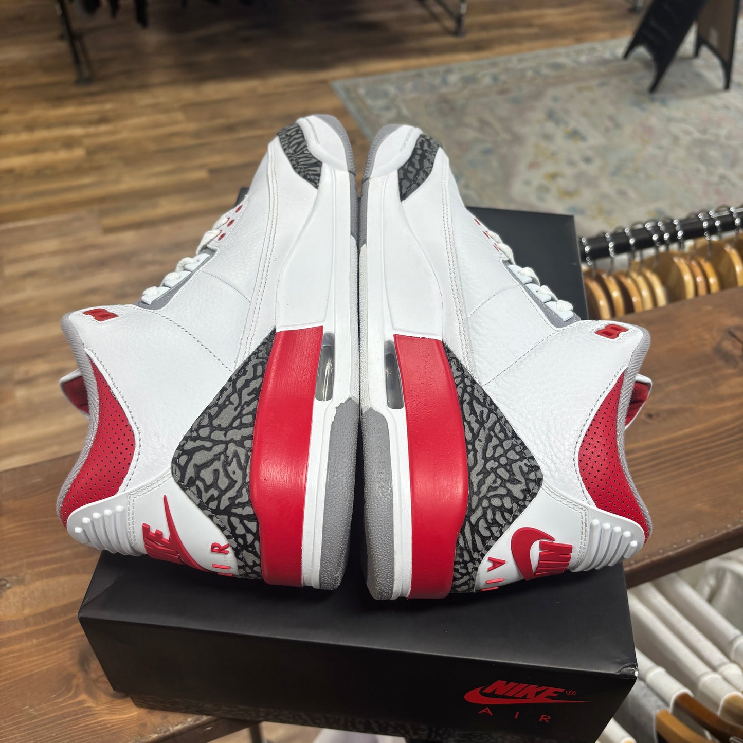 Jordan 3 'Fire Red' Size 10.5