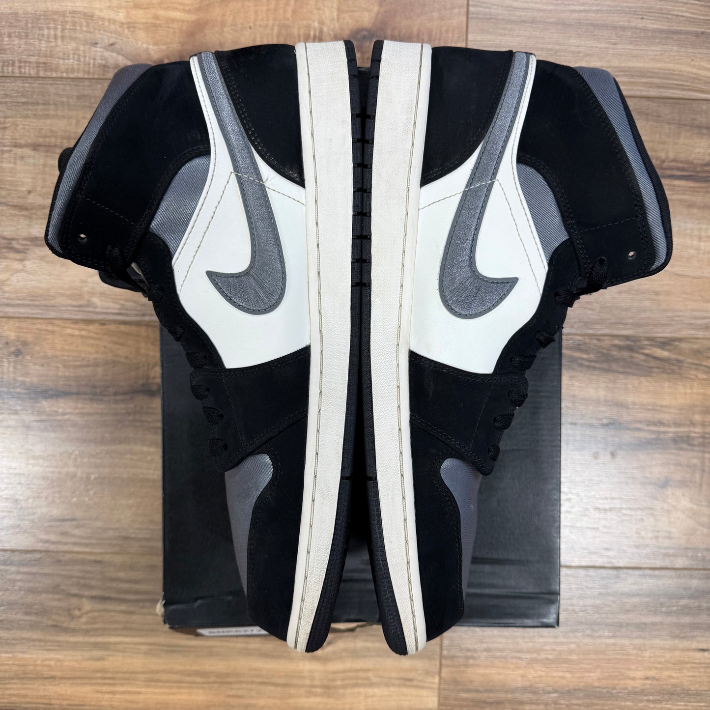 Jordan 1 Mid 'Satin Grey Toe' Size 14