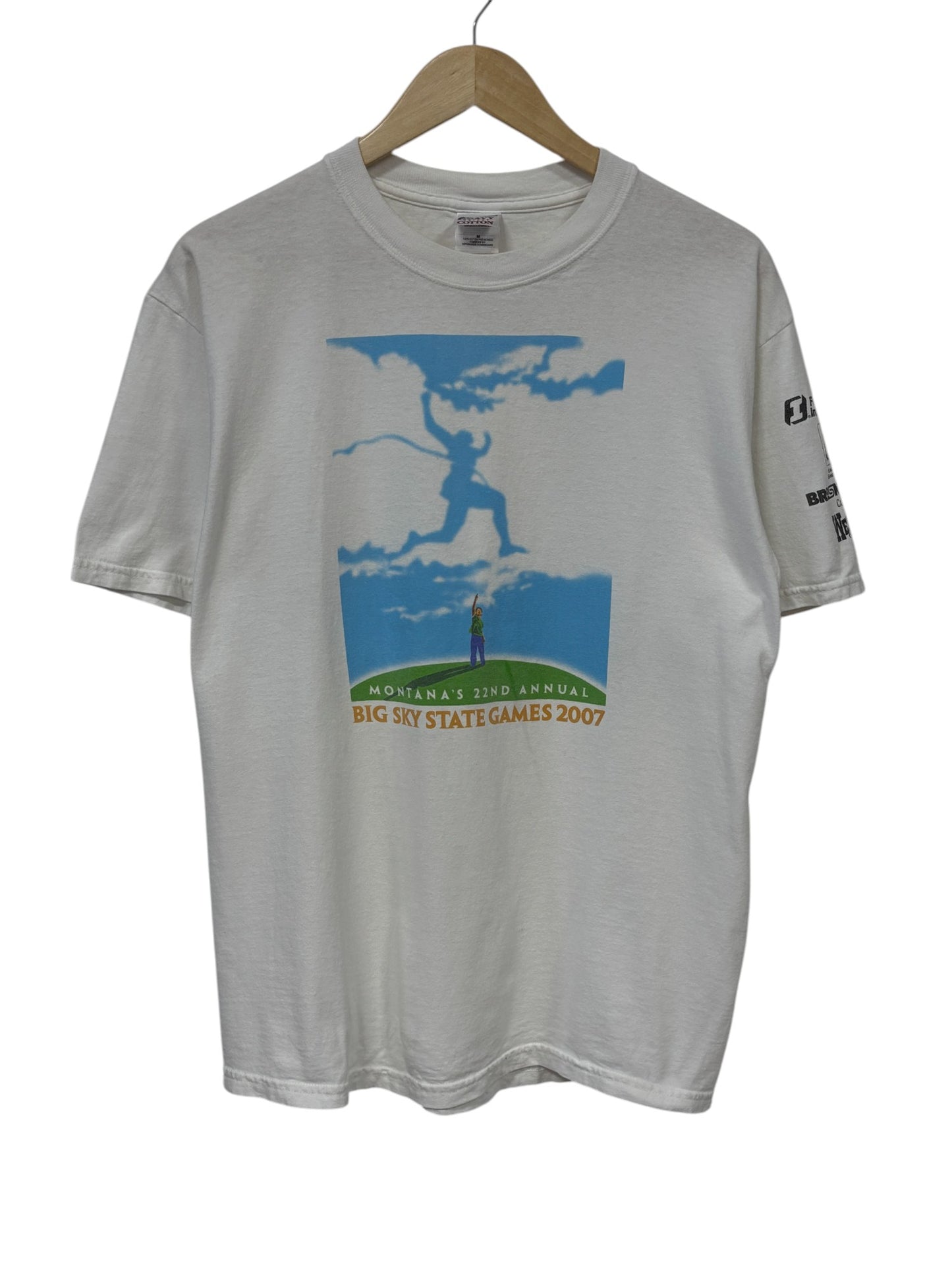 Montana Big Sky State Games 2007 Graphic Tee Size Medium
