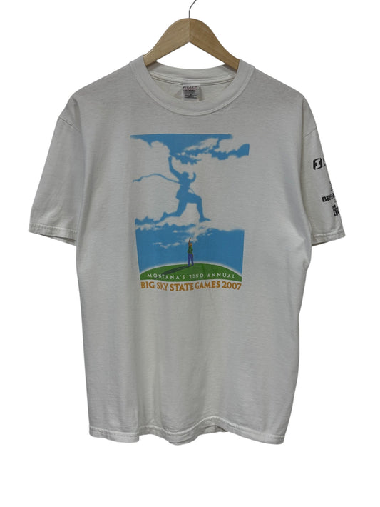 Montana Big Sky State Games 2007 Graphic Tee Size Medium